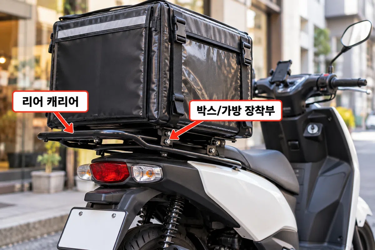 배달용 오토바이 선택 기준 이미지