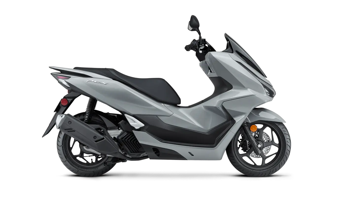 2025 Honda PCX 측면 외형과 미러·차체·뒤쪽 돌출부의 커버 치수 확인 위치